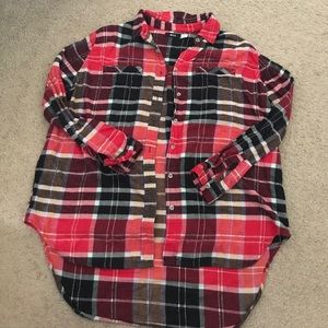 Urban Outfitters BDG Double-pocket Plaid Shirt