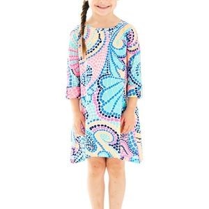 Lilly Pulitzer Girls Mini Edna Dress Sz 6-7