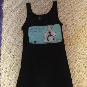 Graphic tank top somee cards