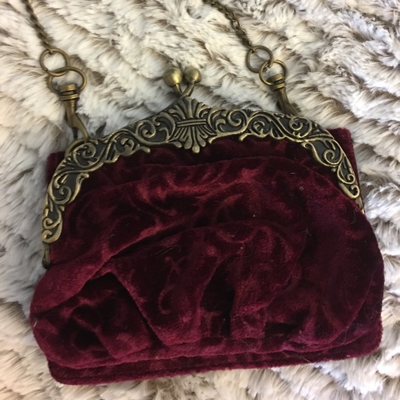 Handbags - Vintage Velvet Mini Purse