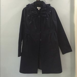 Long Navy Coat from Loft