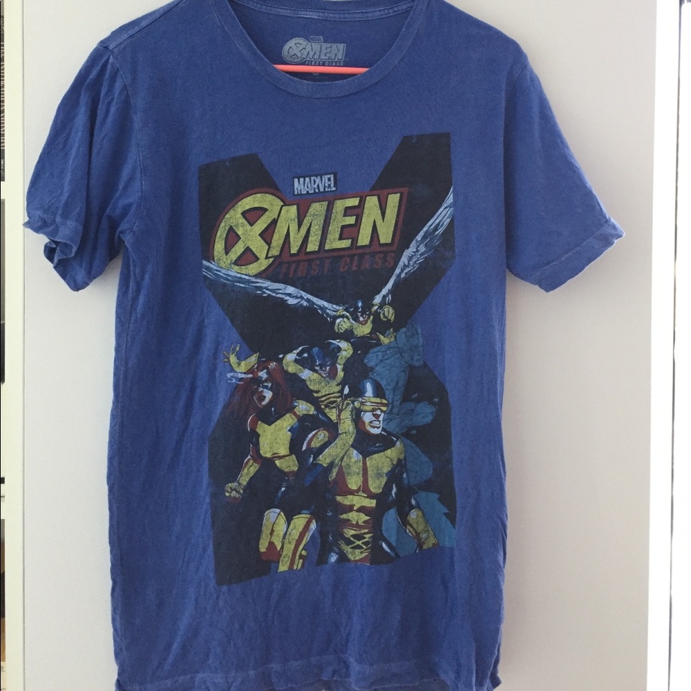 Marvel X-Men blue tee shirt