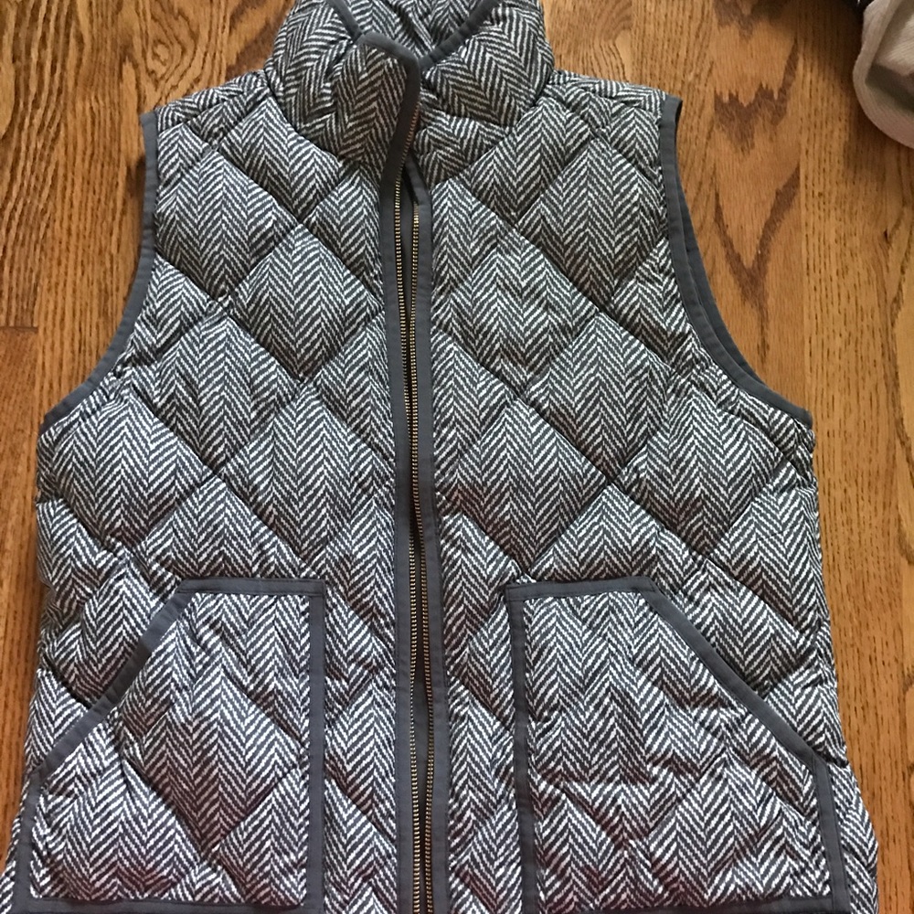 Jcrew herringbone vest