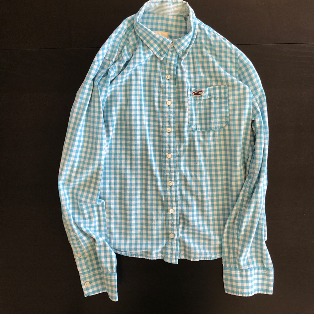 Hollister Plaid Long Sleeve Shirt