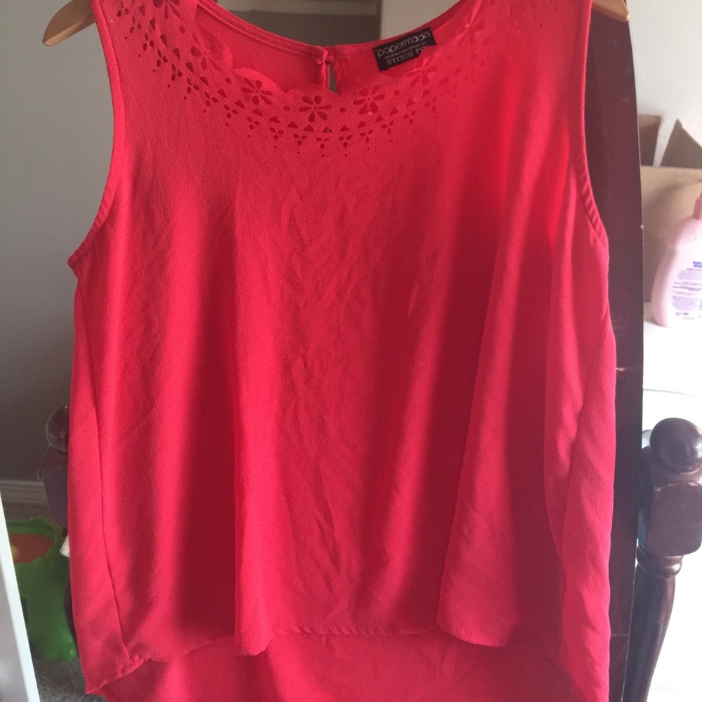 NEW WITHOUT TAGS PAPERMOON BY STITCH FIX HOT CORAL