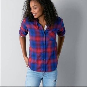 Vintage Boyfriend Button Up Shirt