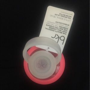 Hot Pink Glass Water Bottle