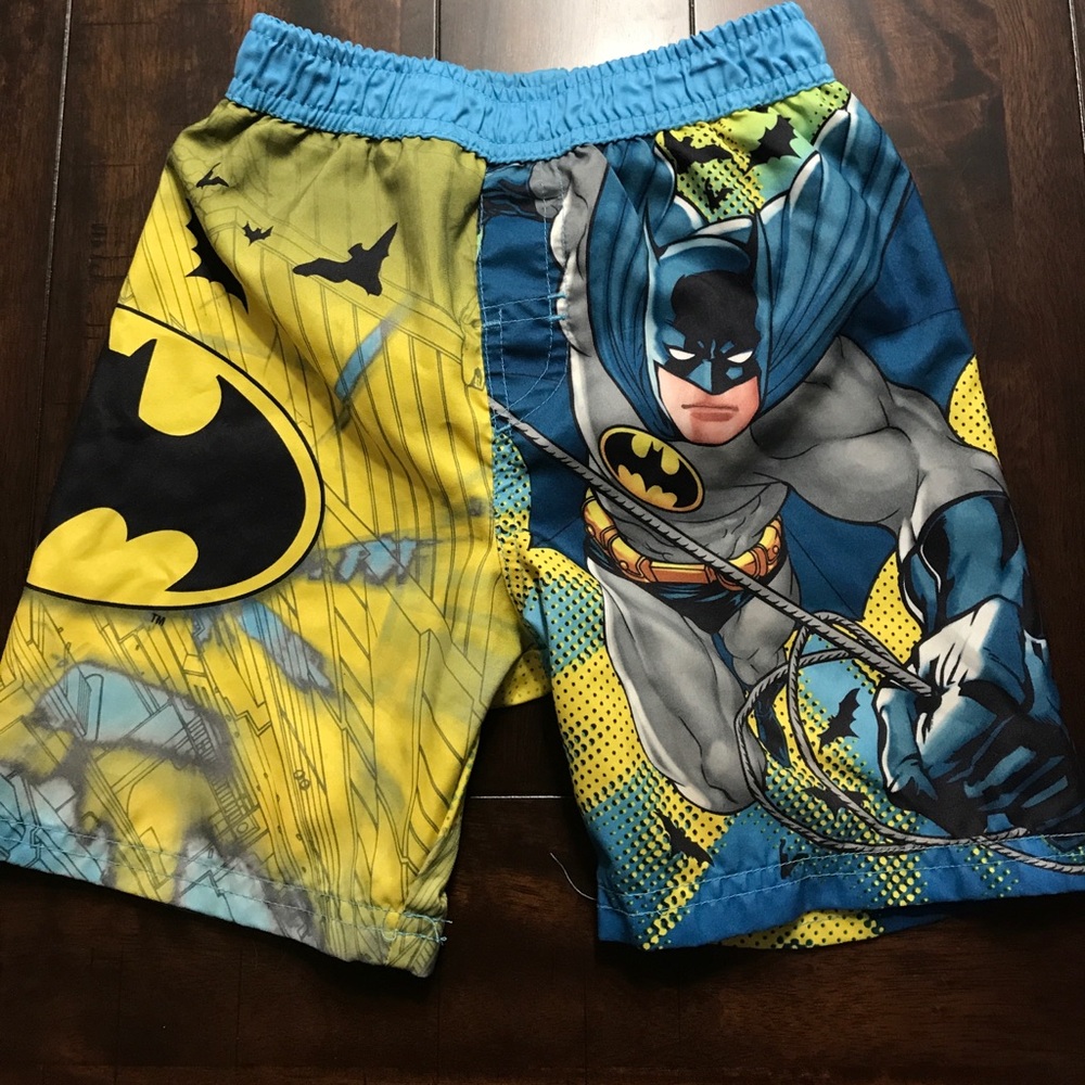 Bat-Toddler Swim Trunks