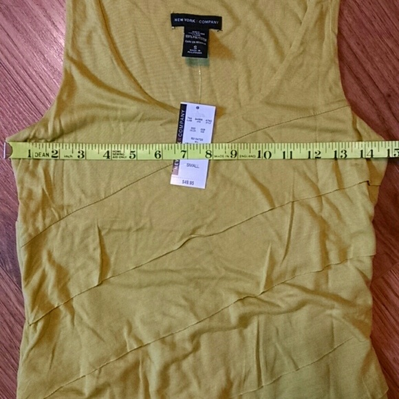 Petal Tiered Green Tank Dress NWT - Picture 4 of 5