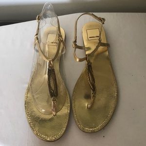 Dolce vita gold sandles size 7.5