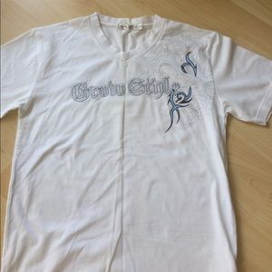 Brand new t-shirt. 75% cotton, 25% Poly.
