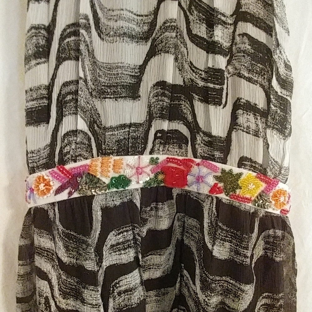 SALE! NWT Artelier Nicole Miller Hand Painted Silk - Picture 2 of 7