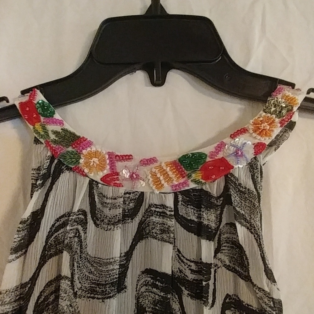 SALE! NWT Artelier Nicole Miller Hand Painted Silk - Picture 3 of 7