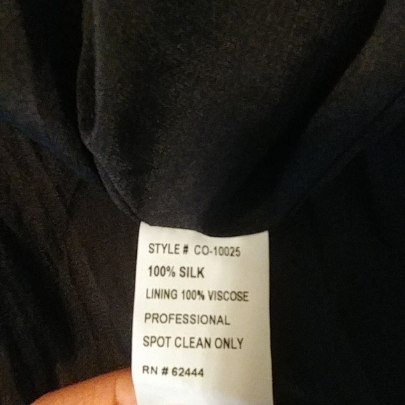 SALE! NWT Artelier Nicole Miller Hand Painted Silk - Picture 7 of 7