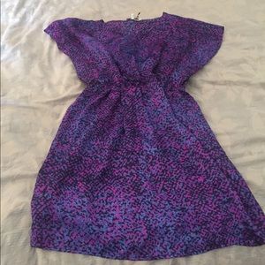 Collective Concepts purple print dress -XS