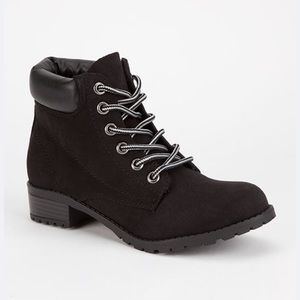 Black Women's Worker Boots