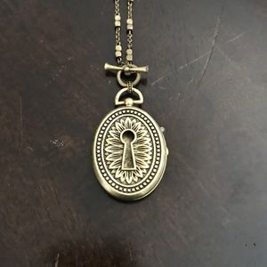Fossil Locket Necklace