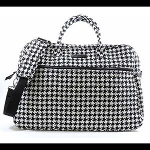 Vera Bradley Grand Traveler- Midnight Houndstooth