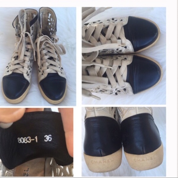 HOLD🌸Authentic CHANEL High tops - Picture 3 of 5