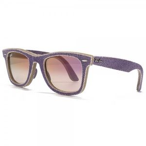 Purple Ray-Ban denim wayfarer sunglasses
