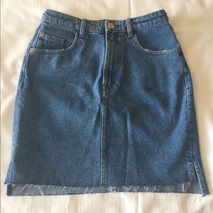 H&M denim skirt NWT!
