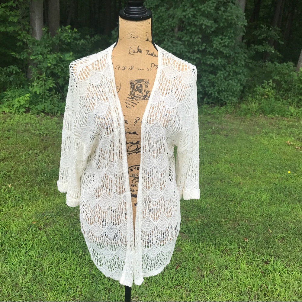 F21 Lace Cardigan