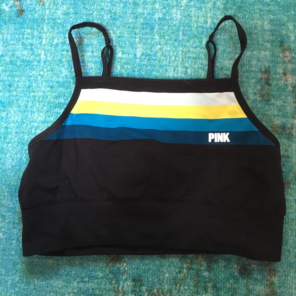 PINK sporty yoga bralette