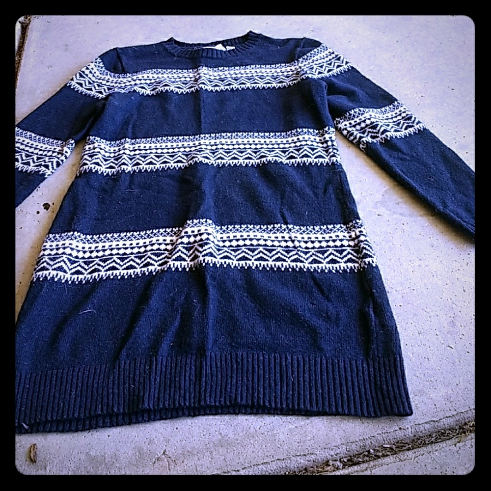 Long woman's sweater