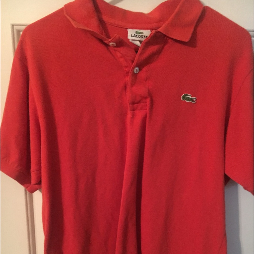Lacoste Red Polo. Size Medium!