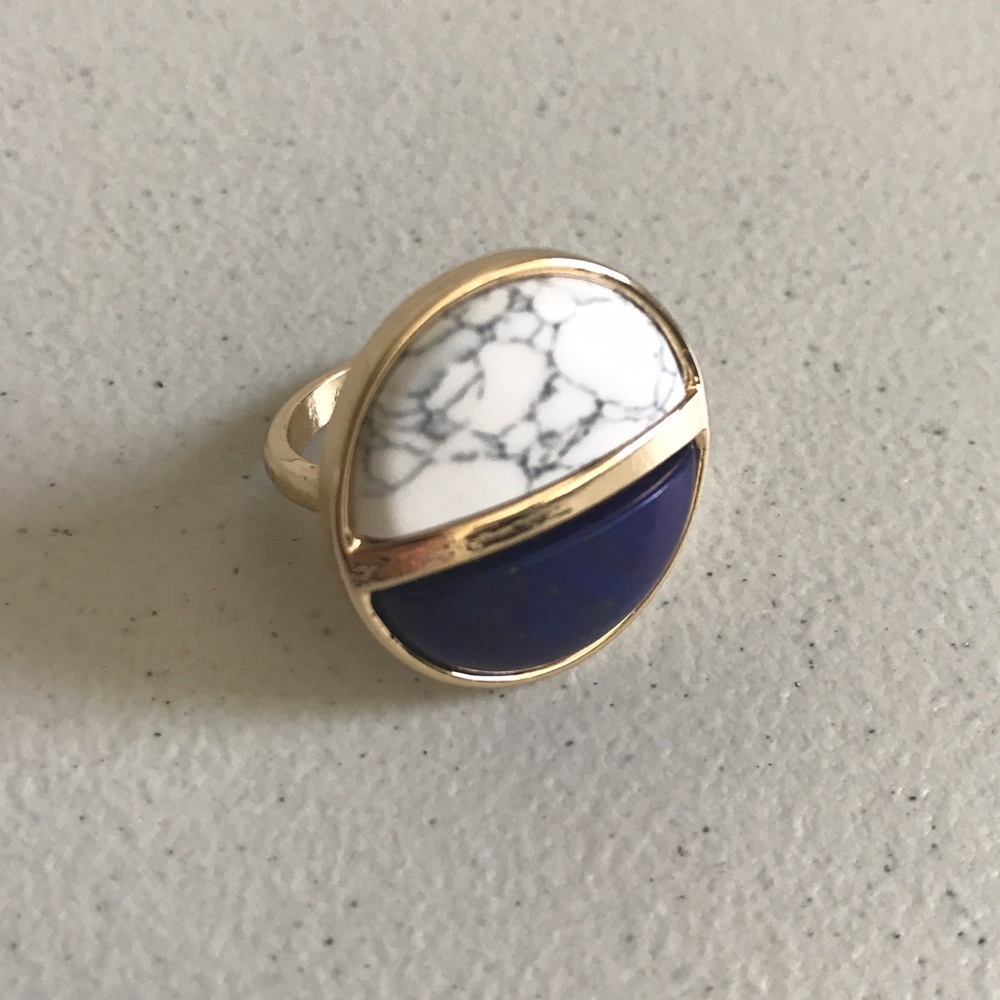 Boho Chic Statement Ring - Sz 6.5 - Picture 3 of 4