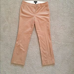 J Crew size 2 Campbell cut, camel straight leg