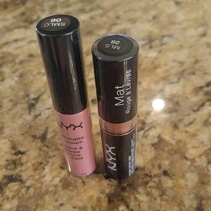 BNIB NYX soft matte lip cream & matte lipstick