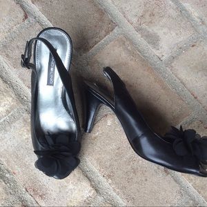 Bandolino Black Heels with Strapped Heel