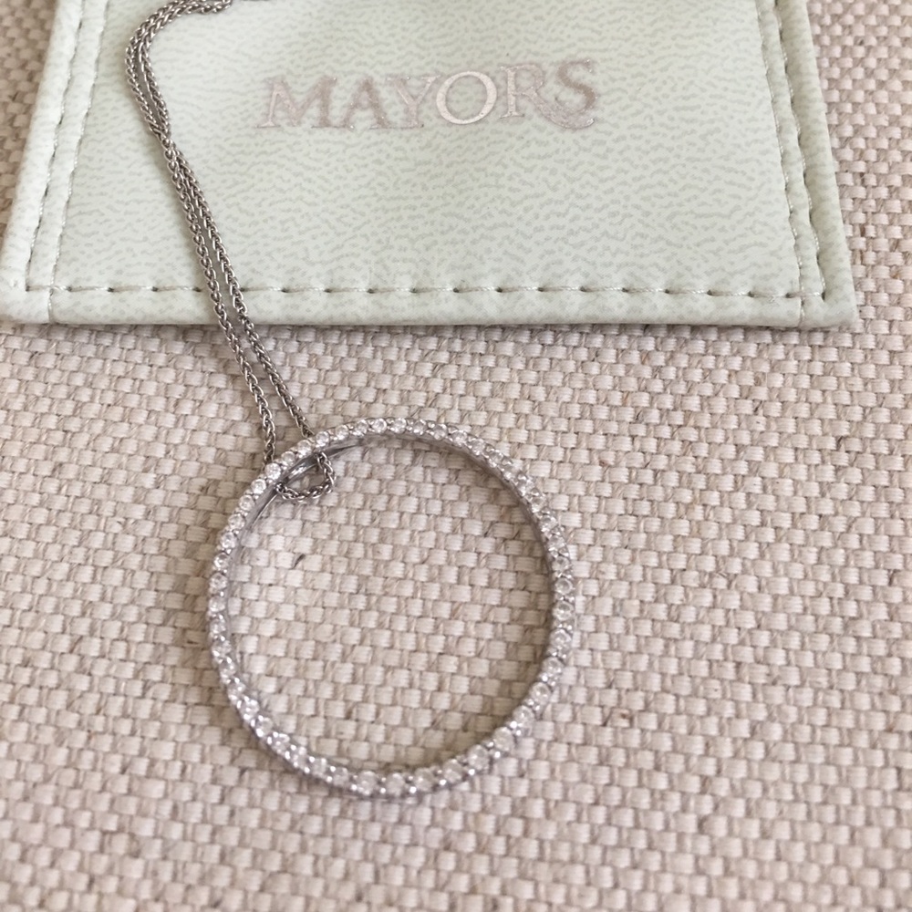 Roberto Coin Diamond Circle Necklace