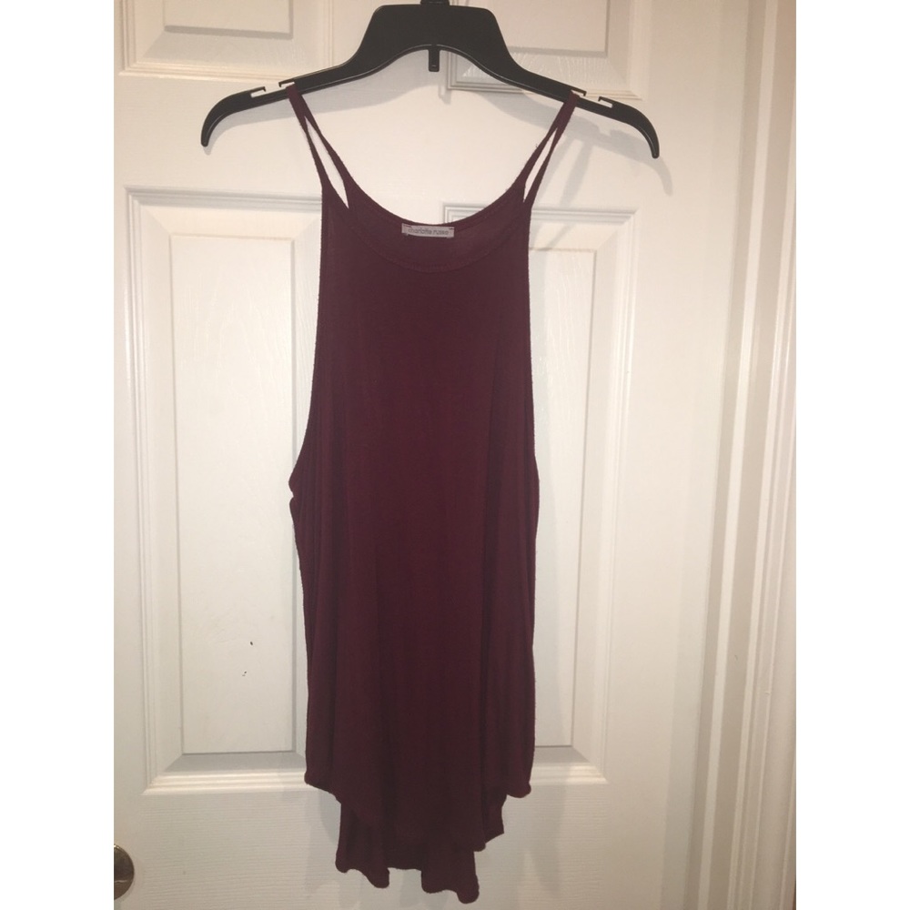 Charolette Russe Burgundy/Maroon Swing Tank