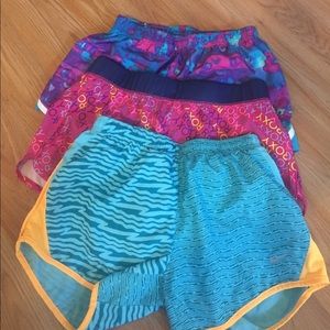 LOT OF 3 GIRLS MEDIUM ACTIVE SHORTS!