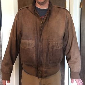 Great vintage leather jacket size 50.