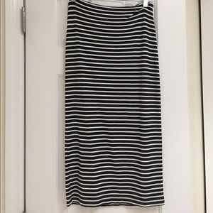 Black & White stripped skirt