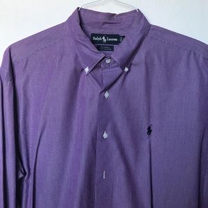 Ralph Lauren purple button down men's