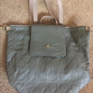Authentic Vivienne Westwood squiggle leather bag