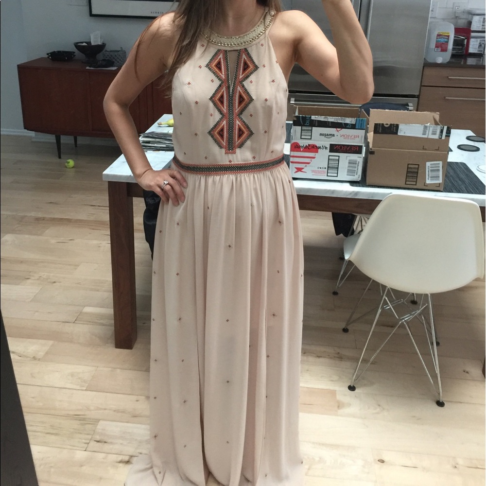 Greylin maxi dress small