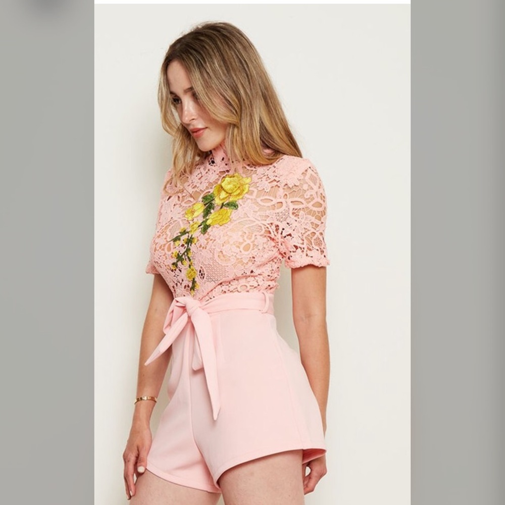 Shape Of You Lace Romper