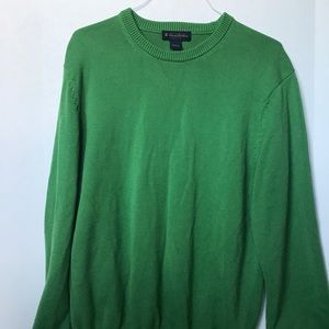 Brooks Brothers Kelly green sweater. 100% cotton