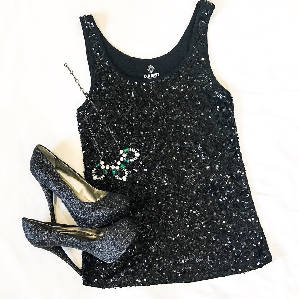 Old Navy Sequin Tank Top