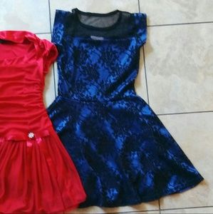 Stunning Blue Girls Dress Size 7