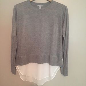 Never worn! Closet staple shirt w/ built-in layer