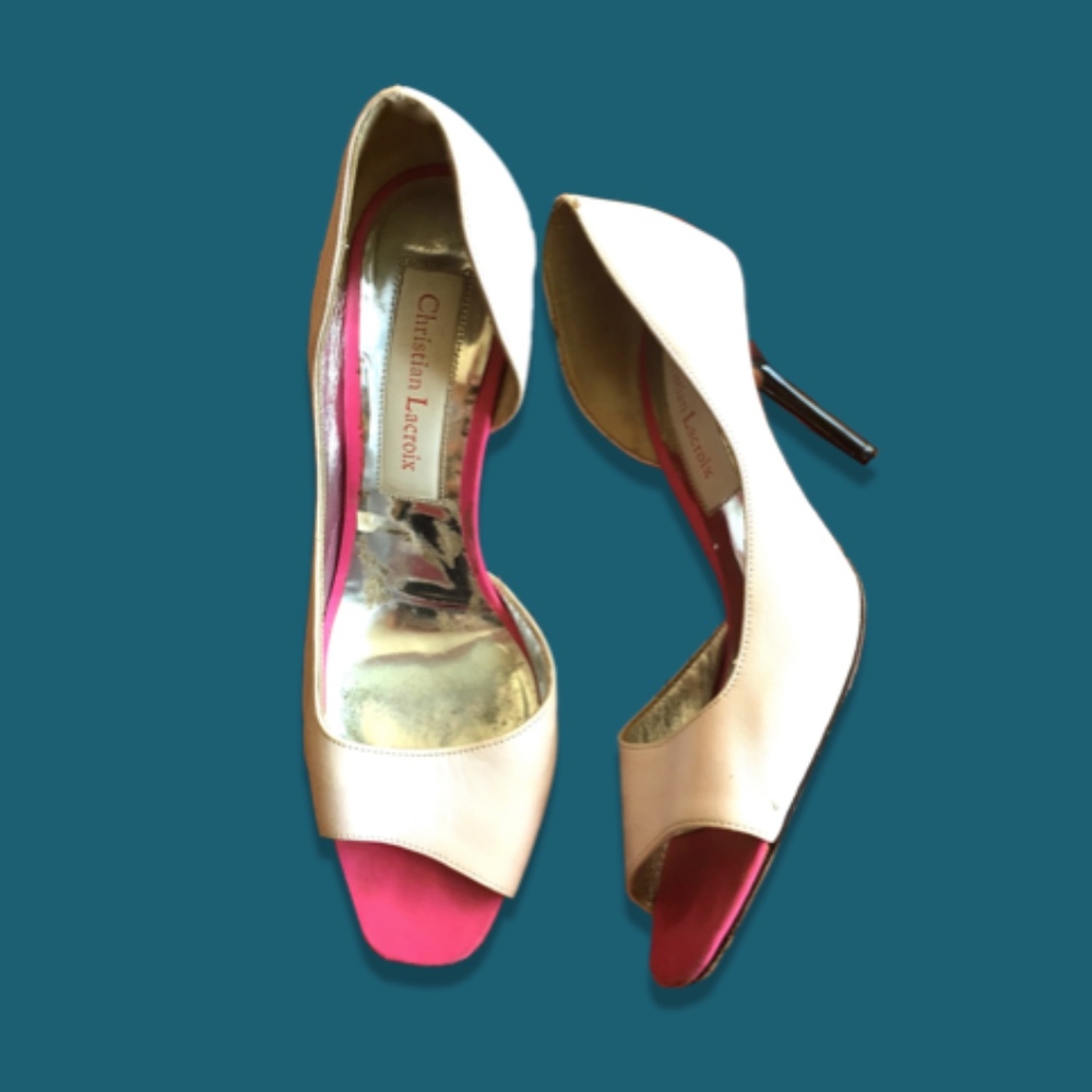 Christian Lacroix, Genuine Leather, pumps, Size 37