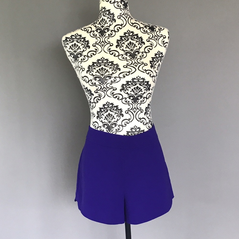 JCrew purple shorts