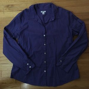 OLD NAVY Midnight Blue Button Down Shirt