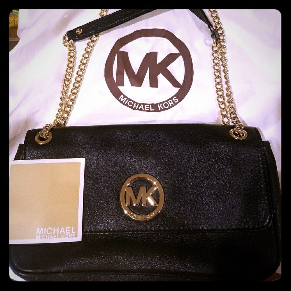 Authentic Michael Kors Fulton Small Shoulder Bag